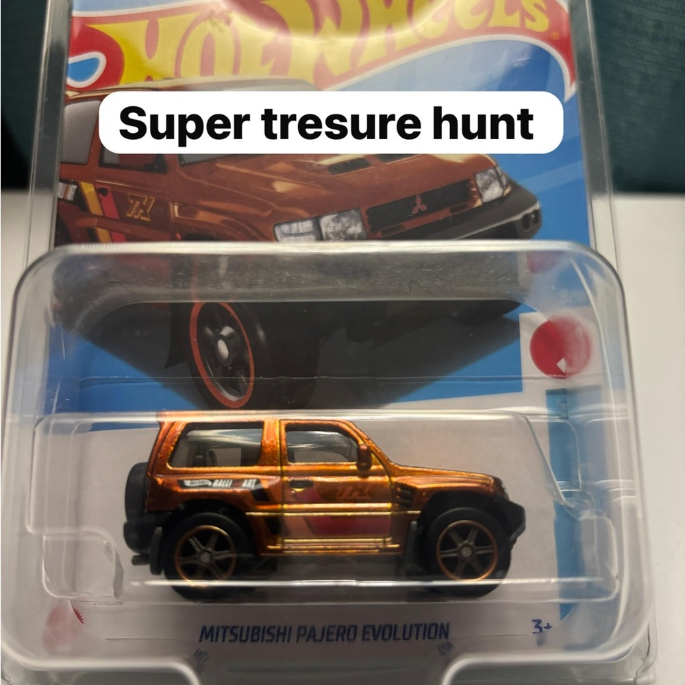 Hot Wheels Mitsubishi Pajero Evolution Die-Cast Car - Metallic Orange